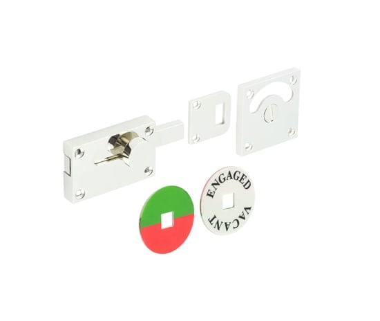High quality image of Burlington - Indicator Lock Polished Nickel Sku. BUR2552PN
