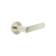 High quality image of Burlington - Kensington Door Handles Plain Rose Satin Nickel Sku. BUR25KIT313