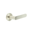 High quality image of Burlington - Kensington Door Handles Chamfered Rose Satin Nickel Sku. BUR25KIT314
