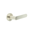 High quality image of Burlington - Kensington Door Handles Stepped Rose Satin Nickel Sku. BUR25KIT315