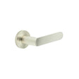 High quality image of Burlington - Kensington Door Handles Knurled Rose Satin Nickel Sku. BUR25KIT317