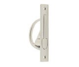 High quality image of Burlington - Sliding Door Edge Pull Polished Nickel Sku. BUR280PN