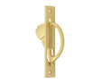 High quality image of Burlington - Sliding Door Edge Pull Satin Brass Sku. BUR280SB