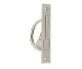 High quality image of Burlington - Sliding Door Edge Pull Satin Nickel Sku. BUR280SN