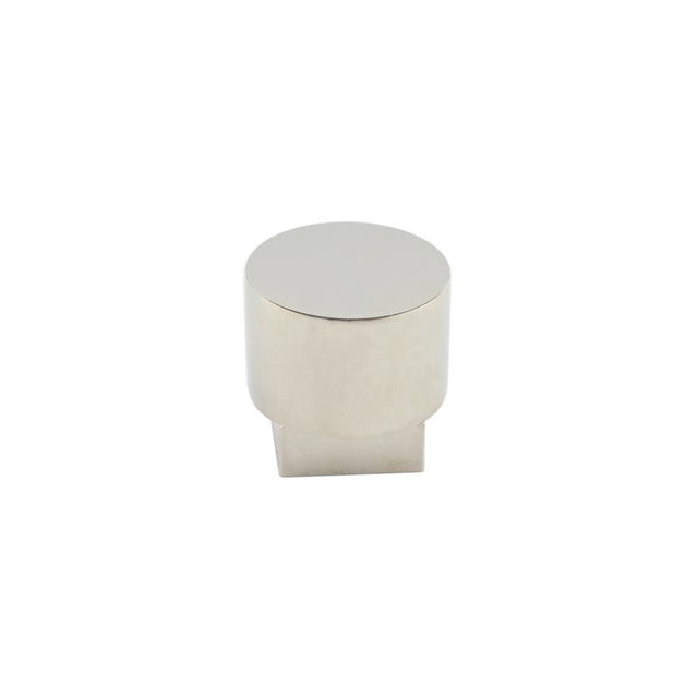 High quality image of Burlington - Westminster Round Cupboard Knobs Polished Nickel Sku. BUR300PN
