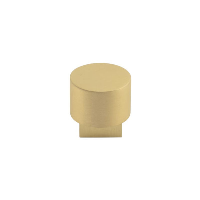 High quality image of Burlington - Westminster Round Cupboard Knobs Satin Brass Sku. BUR300SB