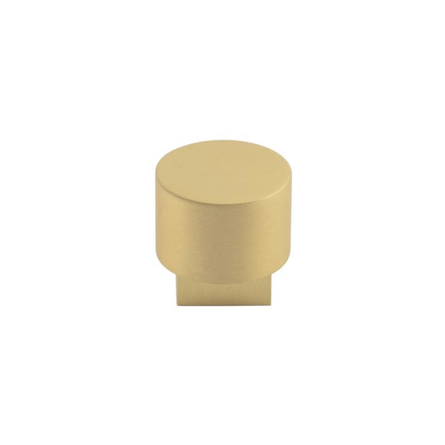 This is an image showing the Burlington - Westminster Cupboard knob - Satin Brass available to order from Trade Door Handles in Kendal