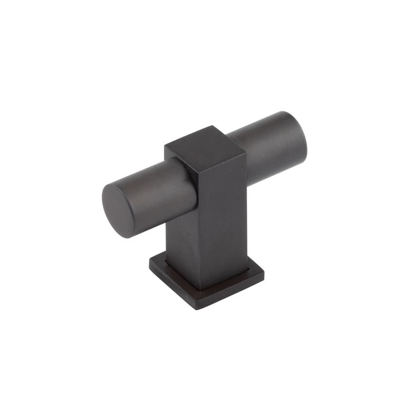 High quality image of Burlington - Westminster T Bar Cupboard Knobs Dark Bronze Sku. BUR301DB