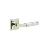 High quality image of Burlington - Westminster Door Handles Square Stepped Polished Nickel Sku. BUR30KIT163