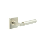High quality image of Burlington - Westminster Door Handles Square Plain Satin Nickel Sku. BUR30KIT318