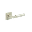 High quality image of Burlington - Westminster Door Handles Square Stepped Satin Nickel Sku. BUR30KIT319