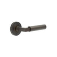 High quality image of Burlington - Westminster Door Handle on Plain Rose Dark Bronze Sku. BUR30KIT79