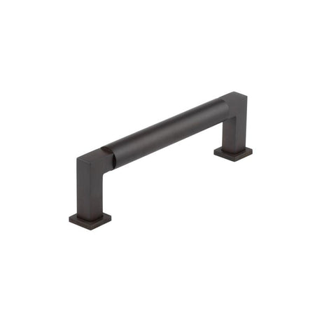 This is an image showing the Burlington - Westminster Cabinet Handle 128mm CTC - Dark Bronze available to order from Trade Door Handles in Kendal