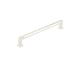 High quality image of Burlington - Westminster Round Cabinet Handles 224mm Polished Nickel Sku. BUR312PN