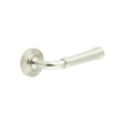 High quality image of Burlington - Highgate Door Handles Chamfered Rose Satin Nickel Sku. BUR35KIT314