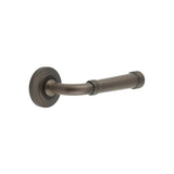High quality image of Burlington - Highgate Door Handles Chamfered Rose Dark Bronze Sku. BUR35KIT80