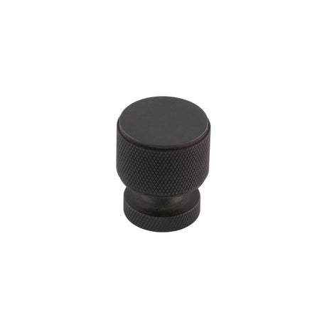 High quality image of Burlington - Piccadilly Knurled Cupboard Knobs Dark Bronze Sku. BUR400DB