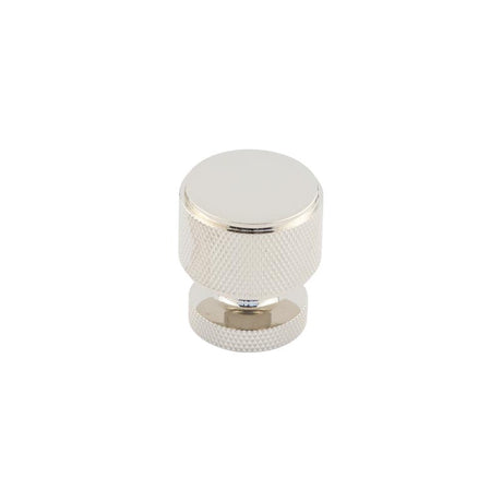 High quality image of Burlington - Piccadilly Knurled Cupboard Knobs Polished Nickel Sku. BUR400PN