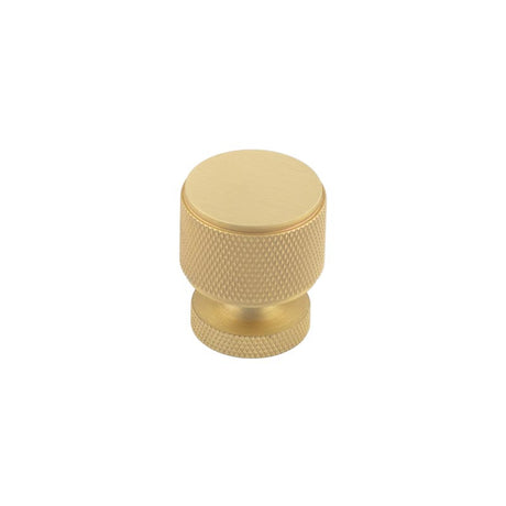 High quality image of Burlington - Piccadilly Knurled Cupboard Knobs Satin Brass Sku. BUR400SB