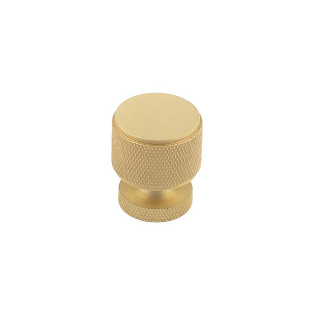 High quality image of Burlington - Piccadilly Knurled Cupboard Knobs Satin Brass Sku. BUR400SB