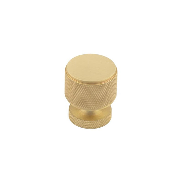 This is an image showing the Burlington - Piccadilly Cupboard knob - Satin Brass available to order from Trade Door Handles in Kendal