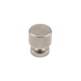 High quality image of Burlington - Piccadilly Knurled Cupboard Knobs Satin Nickel Sku. BUR400SN