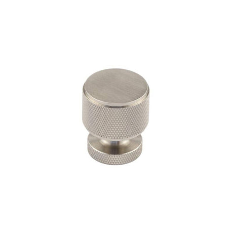 High quality image of Burlington - Piccadilly Knurled Cupboard Knobs Satin Nickel Sku. BUR400SN