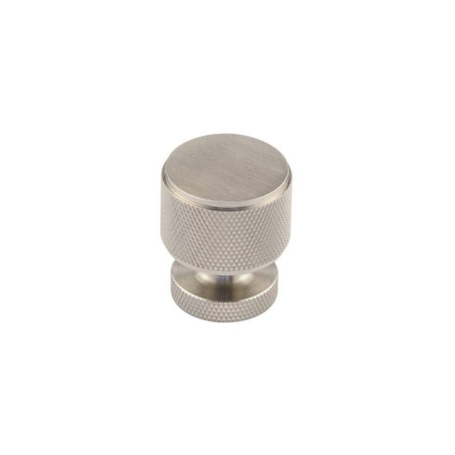 High quality image of Burlington - Piccadilly Knurled Cupboard Knobs Satin Nickel Sku. BUR400SN