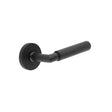 High quality image of Burlington - Piccadilly Door Handle on Plain Rose Black Sku. BUR40KIT326