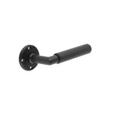 High quality image of Burlington - Piccadilly Door Handle Black - Roses Sold Separately Sku. BUR40MB