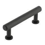 High quality image of Burlington - Piccadilly Knurled Cabinet Handles 96mm Black Sku. BUR410MB