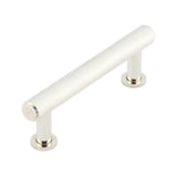 High quality image of Burlington - Piccadilly Knurled Cabinet Handles 96mm Polished Nickel Sku. BUR410PN