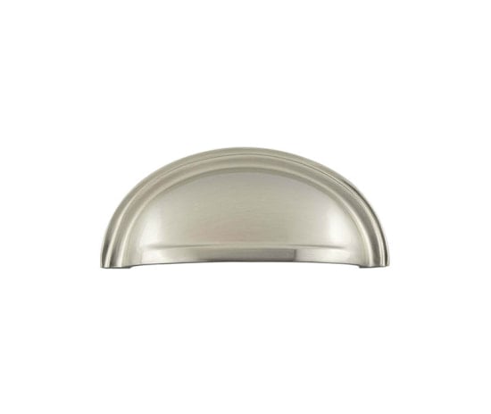 This is an image showing the Burlington - 95x40mm SN Drawer Pull available to order from Trade Door Handles in Kendal