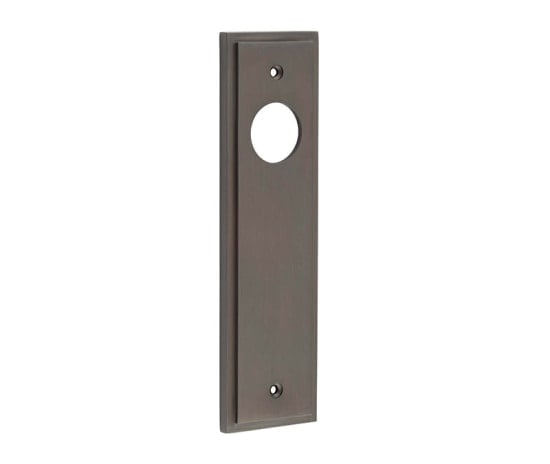 This is an image showing the Burlington - Latch Plate Choices available to order from Trade Door Handles in Kendal