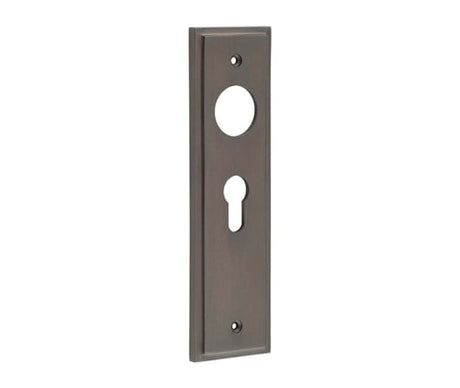 This is an image showing the Burlington - Euro Profile Lock Plate Choices available to order from Trade Door Handles in Kendal