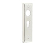 This is an image showing the Burlington - Euro Profile Lock Plate Choices available to order from Trade Door Handles in Kendal