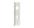 This is an image showing the Burlington - Din Euro Profile Lock Plate Choices available to order from Trade Door Handles in Kendal