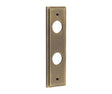 This is an image showing the Burlington - Din Bathroom Plate Choices available to order from Trade Door Handles in Kendal