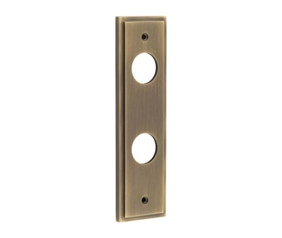 This is an image showing the Burlington - Din Bathroom Plate Choices available to order from Trade Door Handles in Kendal