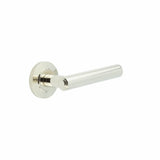 High quality image of Burlington - Richmond Door Handles Chamfered Rose Polished Nickel Sku. BUR45KIT158