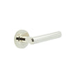 High quality image of Burlington - Richmond Door Handles Knurled Rose Polished Nickel Sku. BUR45KIT161
