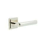 High quality image of Burlington - Richmond Door Handles Square Stepped Polished Nickel Sku. BUR45KIT163