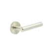 High quality image of Burlington - Richmond Door Handles Knurled Rose Satin Nickel Sku. BUR45KIT317