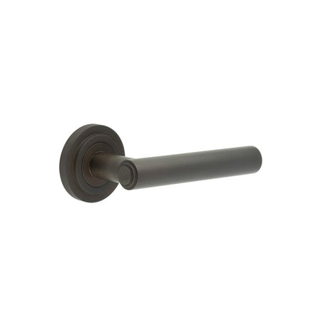 High quality image of Burlington - Richmond Door Handles Stepped Rose Dark Bronze Sku. BUR45KIT81
