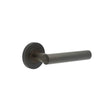 High quality image of Burlington - Richmond Door Handles Knurled Rose Dark Bronze Sku. BUR45KIT83