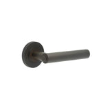High quality image of Burlington - Richmond Door Handles Knurled Rose Dark Bronze Sku. BUR45KIT83