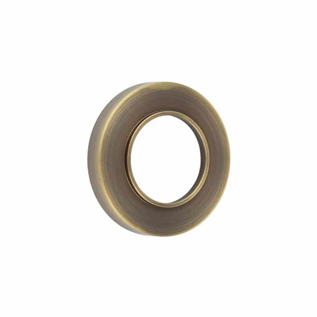 High quality image of Burlington - Plain Outer Roses Antique Brass Sku. BUR50AB