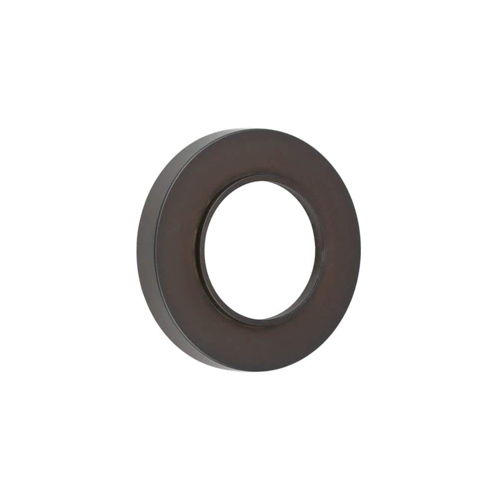 This is an image showing the Burlington - Burlington Plain Outer Rose - Dark Bronze available to order from Trade Door Handles in Kendal