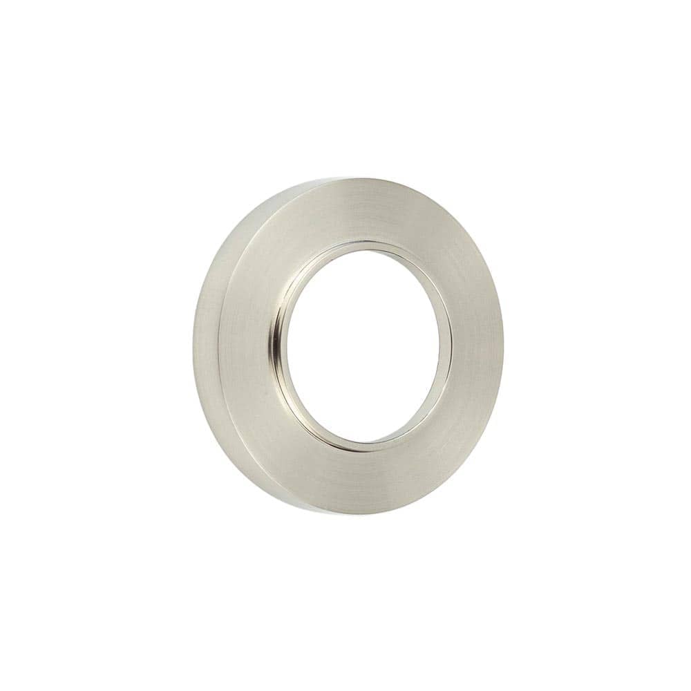 This is an image showing the Burlington - Burlington Plain Outer Rose - Satin Nickel available to order from Trade Door Handles in Kendal