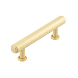 High quality image of Burlington - Belgrave Stepped Cabinet Handles 96mm Satin Brass Sku. BUR510SB